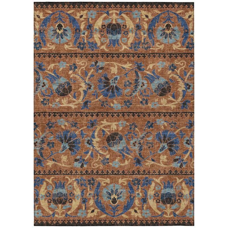 Machine Washable Indoor/ Outdoor Global Alix Chantille Rug