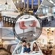 preview thumbnail 28 of 76, Swivel Velvet Bar Stools Sliver Pesdestal (Set of 6)