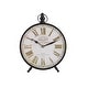 preview thumbnail 3 of 11, Black Iron Vintage Clock No Theme (Set of 4) - 9 x 2 x 12