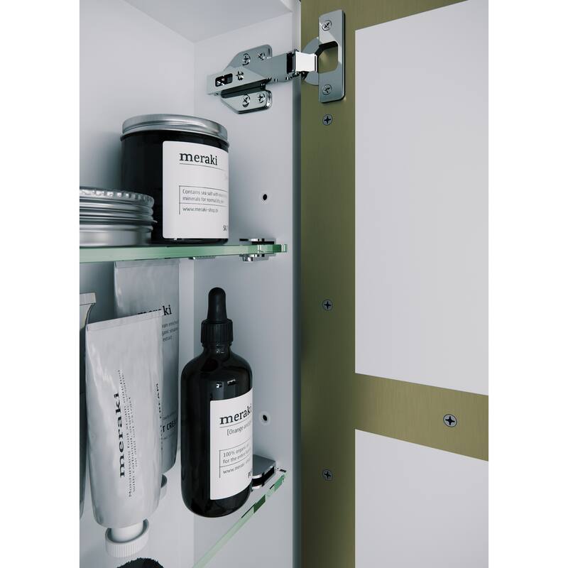 Three Door Steel Frame Arch Shape Medicine Cabinet