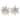 Led Wooden Snowflake With Scenic Ornament - Set of 12