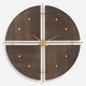 preview thumbnail 1 of 5, Uttermost Walnut Elegance Wall Clock - 38"H x 38"W x 2.75"D