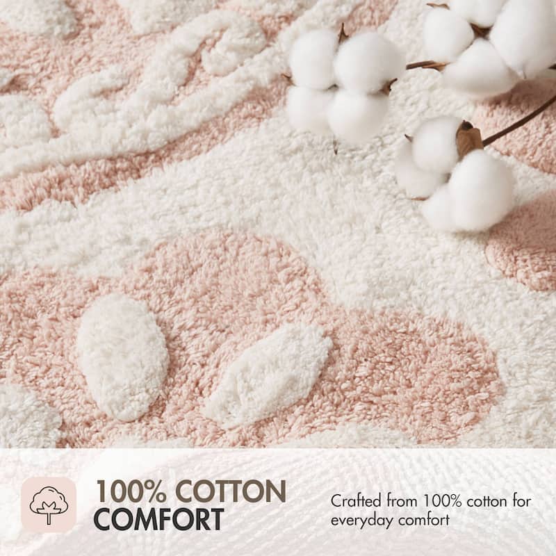 Madison Park Marrakesh Medallion Cotton Tufted Bath Rug