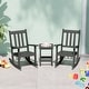 preview thumbnail 54 of 63, Laguna Kids Outdoor Poly Rocking Chair with Side Table 3-Piece Set