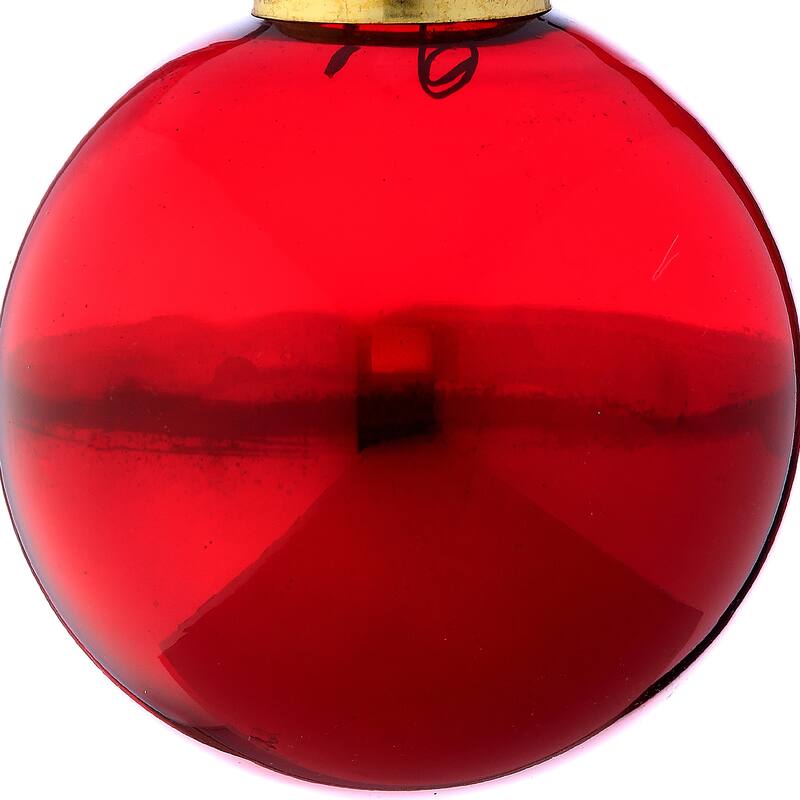 4" Glass Ombre Ball Ornament Set of 4