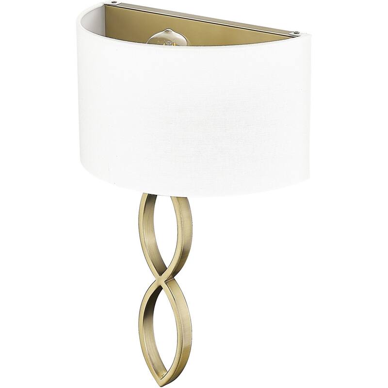 Millennium Lighting 13101 Rylee 19" Tall Wall Sconce with Linen Shade