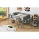 preview thumbnail 11 of 10, Full Size Wood Low Loft Bed with Ladder