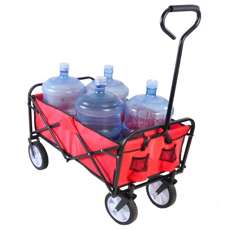 Multifunctional Folding Cart with 360° Rotating Wheels