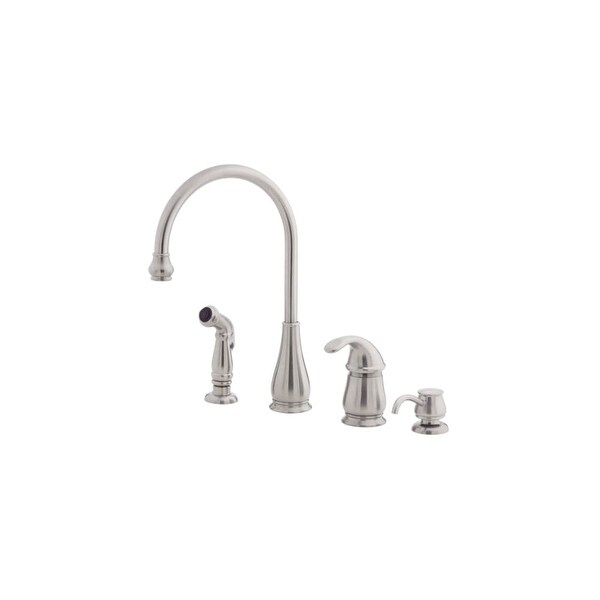 Pfister Lg26 4d Treviso Kitchen Faucet Includes Hand Sprayer Pfister Lg26 4d Treviso Kitchen Faucet Includes Hand Sprayer And Soap Dispenser