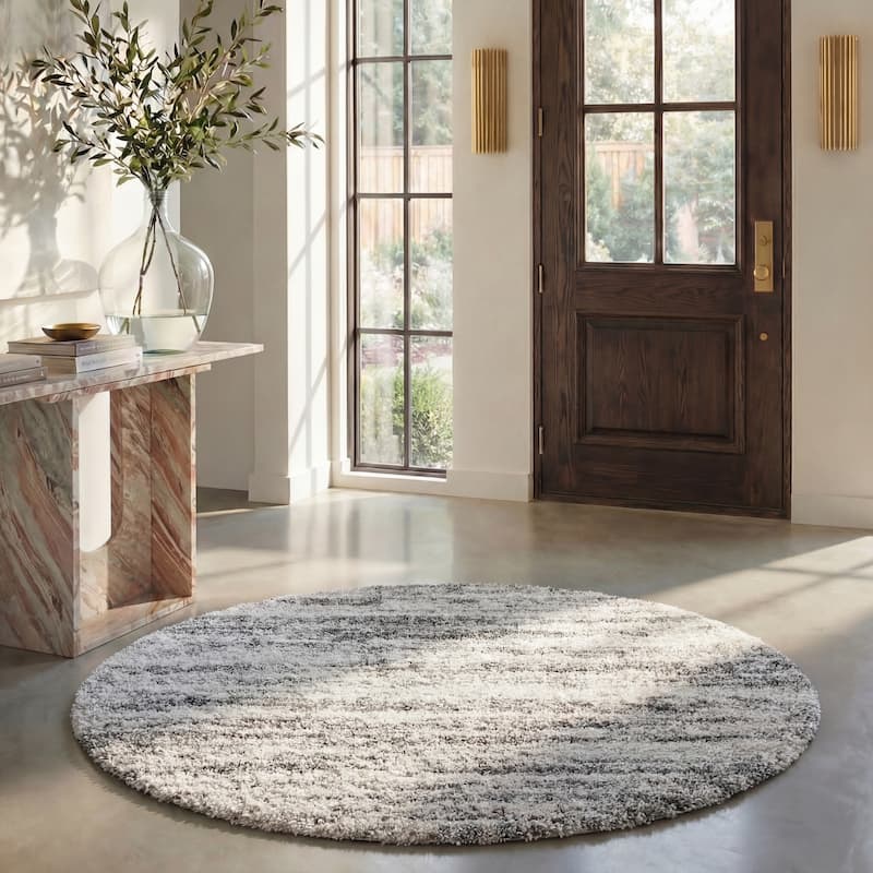 SAFAVIEH, Hudson Shag Felecia Modern Abstract 2-inch Thick Rug