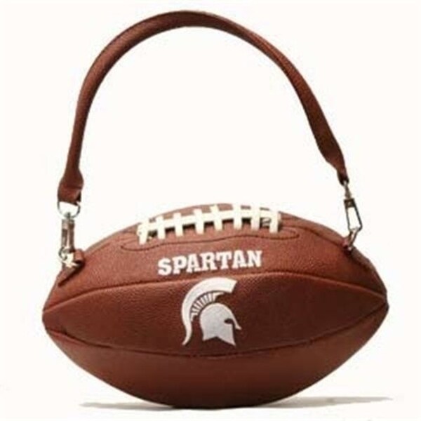 football shaped purse