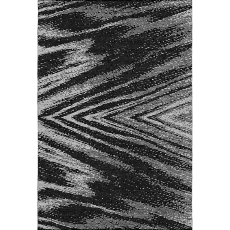 Premium Washable Super Soft Modern Chevron Mayfield Rug