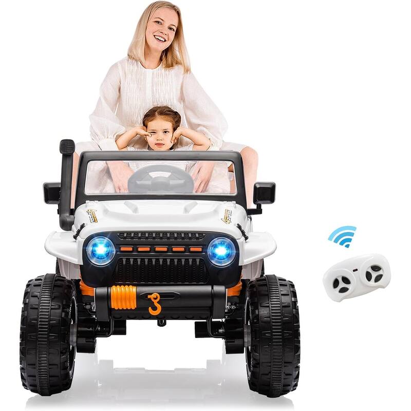 2 Seater Ride On Car for Kids, Electric Truck with Remote Control