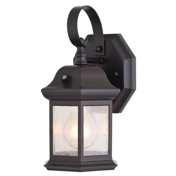 slide 2 of 10, Vaxcel Lighting T0738 Wellington 11" Tall Outdoor Wall Sconce with Medium Bronze