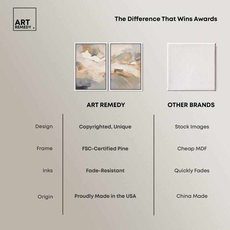 Lost in Thought Canvas Set of 2 by Art Remedy