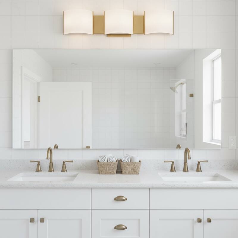 LED Light Bathroom vanity lighting in Gold