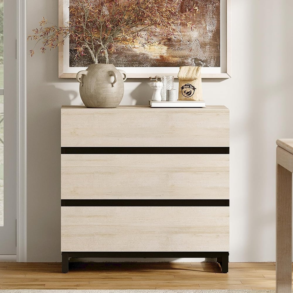 WAMPAT Dresser for Bedroom, Closet Organizers and Storage with 6 Drawers,Chest of Drawers with Metal Base