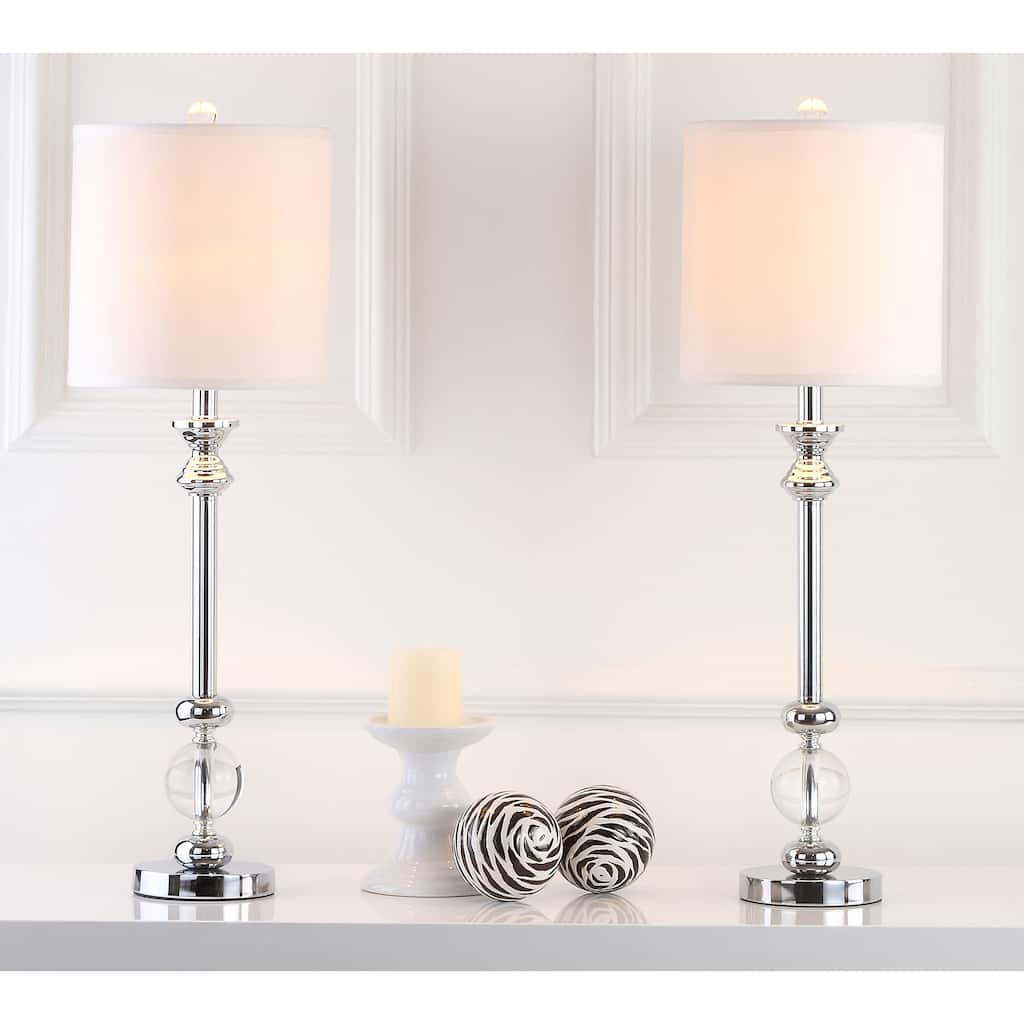 SAFAVIEH Lighting Cherise 31-inch Crystal Crystal Candlestick Lamp (Set of 2) - 10" x 10" x 31" - 10Wx10Dx31H