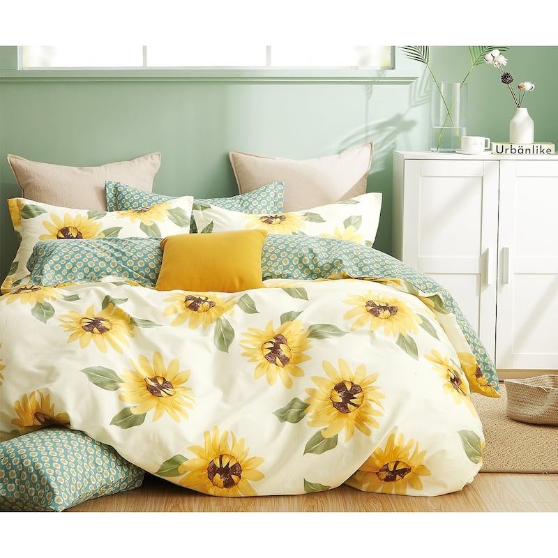 Mia Sunflower 100% Cotton Comforter Set