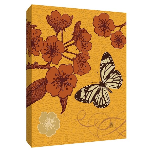PTM Images 9-154552 PTM Canvas Collection 10" x 8" - "Orchard Bloom" Giclee Butterflies Art Print on Canvas