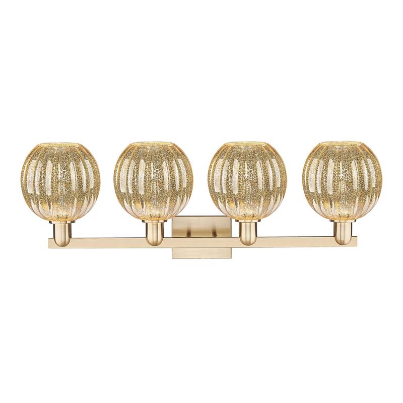 Innovations Lighting Downtown Urban - Preston - 4 Light 36" Globe Shade Bath Vanity Light