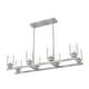 preview thumbnail 4 of 19, Hunter Hartland 8-Light Linear Chandelier - Dining Room, Kitchen Island - Modern Farmhouse, Industrial, Contemporary