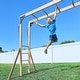 preview thumbnail 5 of 12, Backyard Discovery Dover Bay Spruce Swing Set, Slide, Monkey Bars