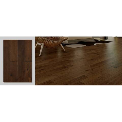 East West Furniture Hardwood Flooring - Interlock Engineered Wood Floor Tiles for Indoor (Finish Option)