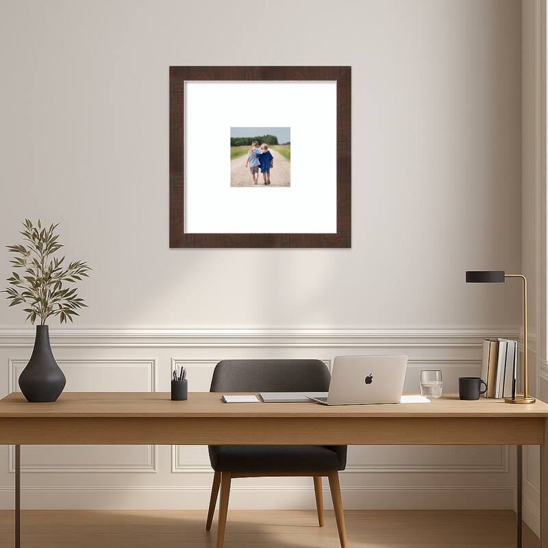 Wildwood Brown Narrow Framed Picture Frame, Photo Frame