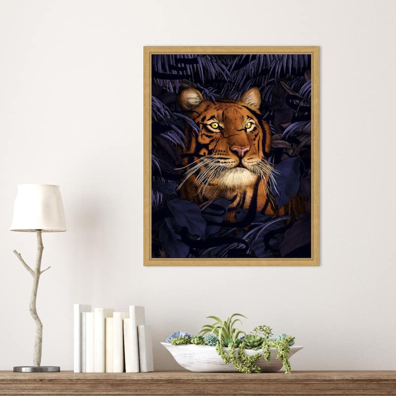 God Is a Weaver Colour Large by Ec Mazur Framed Canvas Wall Art