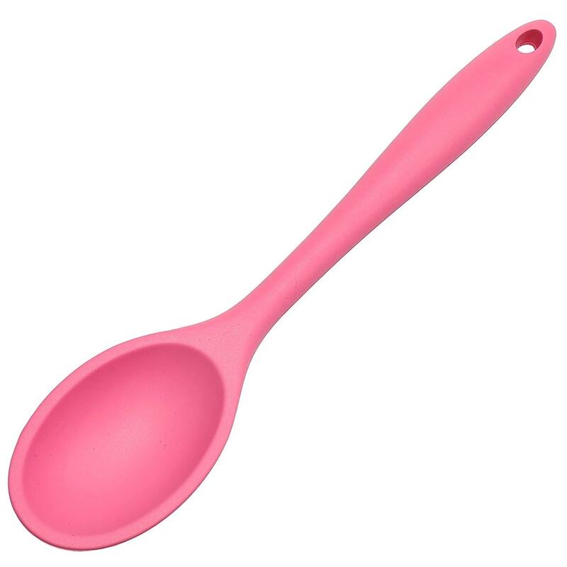 Chef Craft 11" Premium Heat Resistant Silicone Cooking / Basting Spoon - Pink