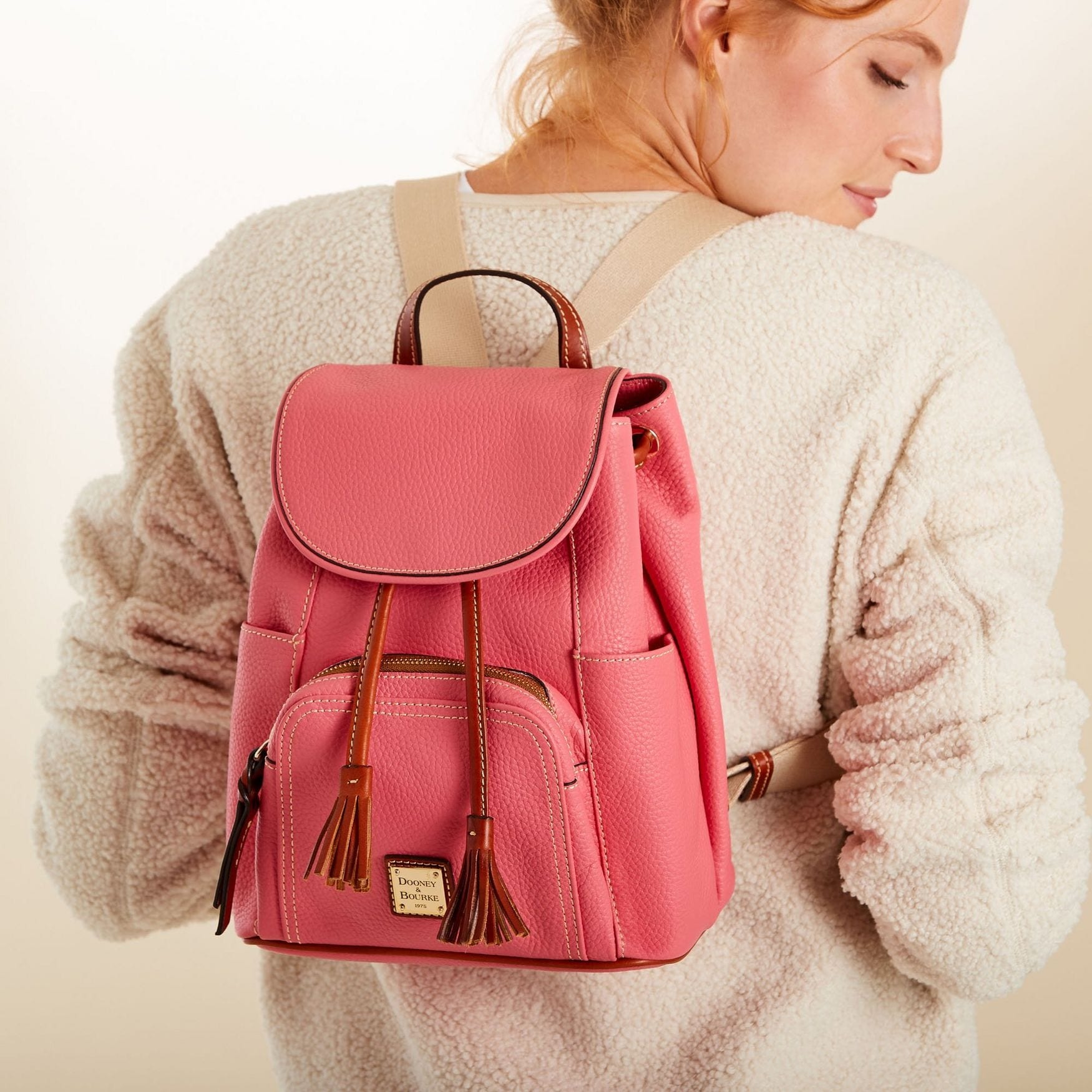 Bourke Pebble Grain Dooney And Bourke Medium Murphy Backpack