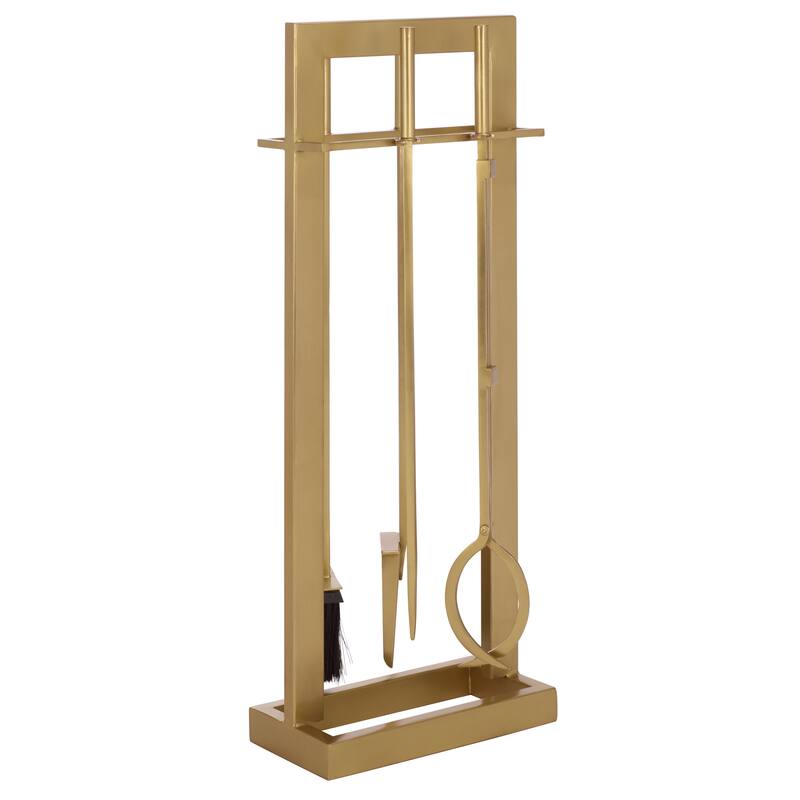 SEI Furniture Trista Fireplace Tool Set - 12"W x 6"D x 31"H