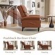 preview thumbnail 44 of 46, HOMYKA Upholstered Chaise Lounge with Nail Trim for Living Room