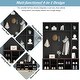 preview thumbnail 11 of 10, Modern Storage Rack with 6 Hooks, 4-in-1 Shoe Cabinet with 13 Adjustable Shelves, Ideal for Living Room, Entryway, Corridor