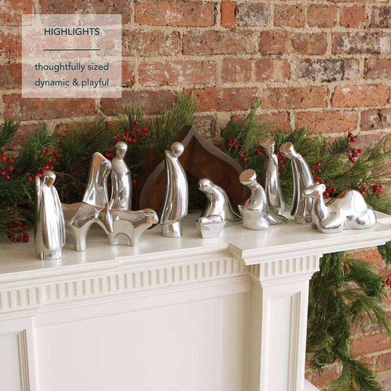 Nambe Nativity Angel - 7 Inch