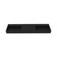 preview thumbnail 4 of 15, Juniper 72" Solid Surface Bathroom Vanity Top Black