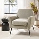 preview thumbnail 3 of 9, Silas Modern Armchair with Metal Legs by HULALA HOME