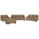 preview thumbnail 2 of 13, Signature Design by Ashley Lombardia Brown 4-Piece Upholstery Package - 96"W x 40"D x 35"H