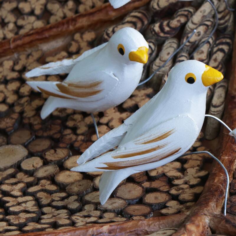 Novica Handmade Hope Doves Wood Ornaments (Set Of 5)