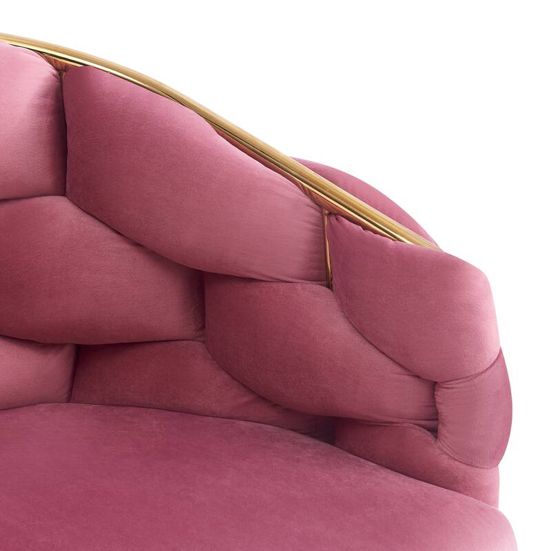 Handmade Accent Chair Balcony Chair Velvet Armchair Dining Chair