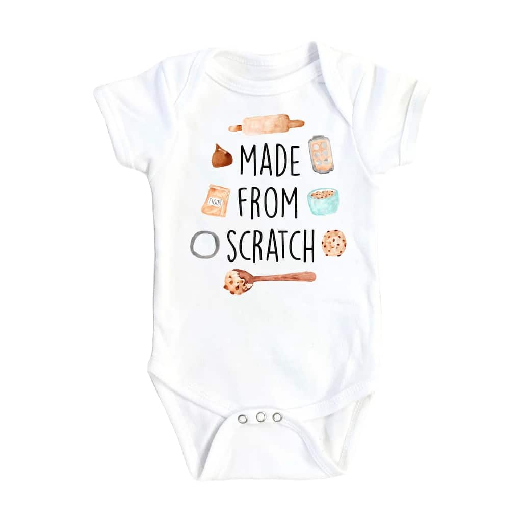 Bakery Scratch - Baby Boy Girl Clothes Infant Bodysuit Funny Cute Newborn