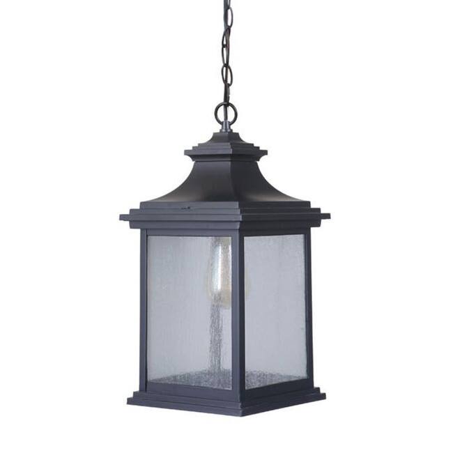 Craftmade Single Light 8-1/2" Wide Outdoor Mini Pendant - Midnight