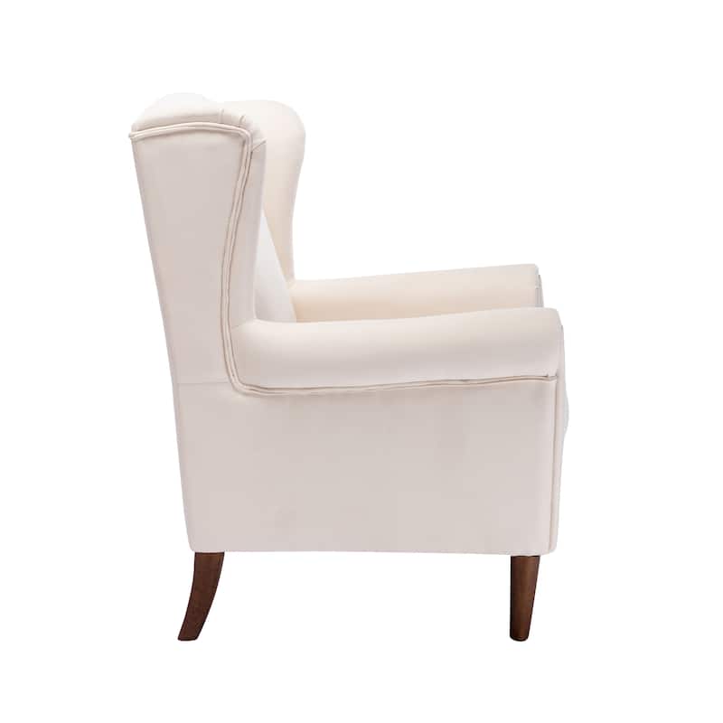 Porthos Home Jacy Accent Chair, Fabric Upholstery, Rubberwood Legs