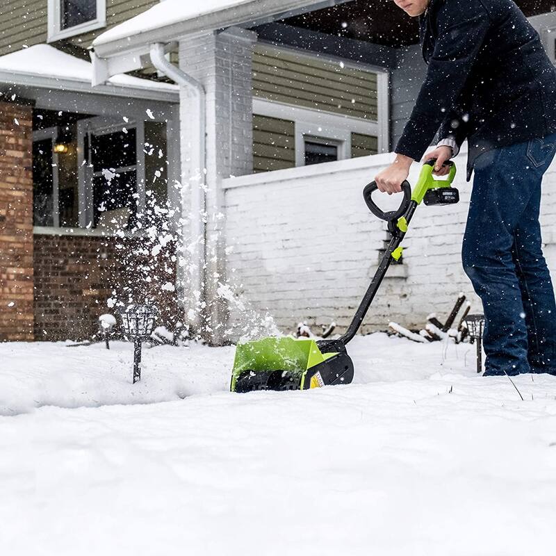 Earthwise Power Tools by ALM 20-Volt 12-Inch Cordless Electric Snow Thrower