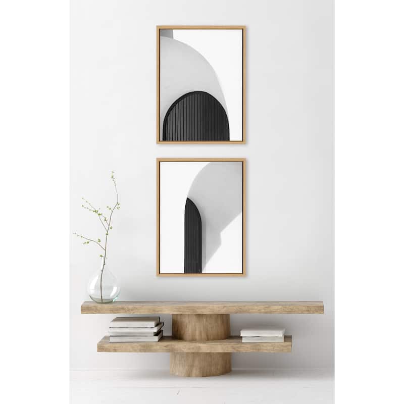 Kate and Laurel Sylvie Doorway 1 2 Framed Canvas Art by Alicia Abla
