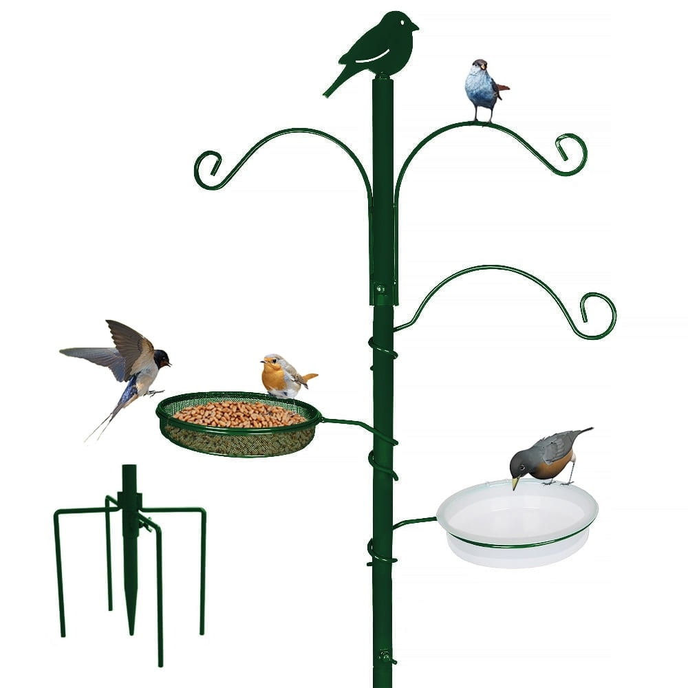 Bird feeder top bracket arm