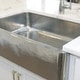 preview thumbnail 7 of 5, Lange Crafted Stainless Steel 32" Single Bowl Farmhouse Apron Front Undermount Kitchen Sink