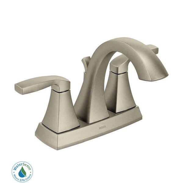 Moen 6901 Voss Double Handle Centerset Bathroom Faucet (Valve Included)