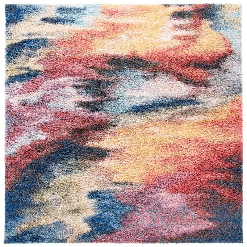SAFAVIEH Calista Shag Gunhilde Abstract 1-inch Thick Rug
